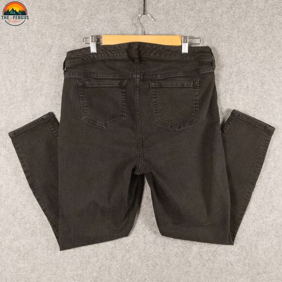 Torrid Skinny Leg Denim Black Cotton Blend Stretch Jeans Dark Wash Women's 14R - Picture 5 of 10